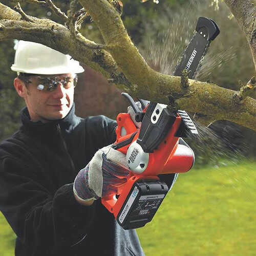 GKC1820L20-QW Battery Chainsaw 18V 2.0Ah Set Cutting Branche